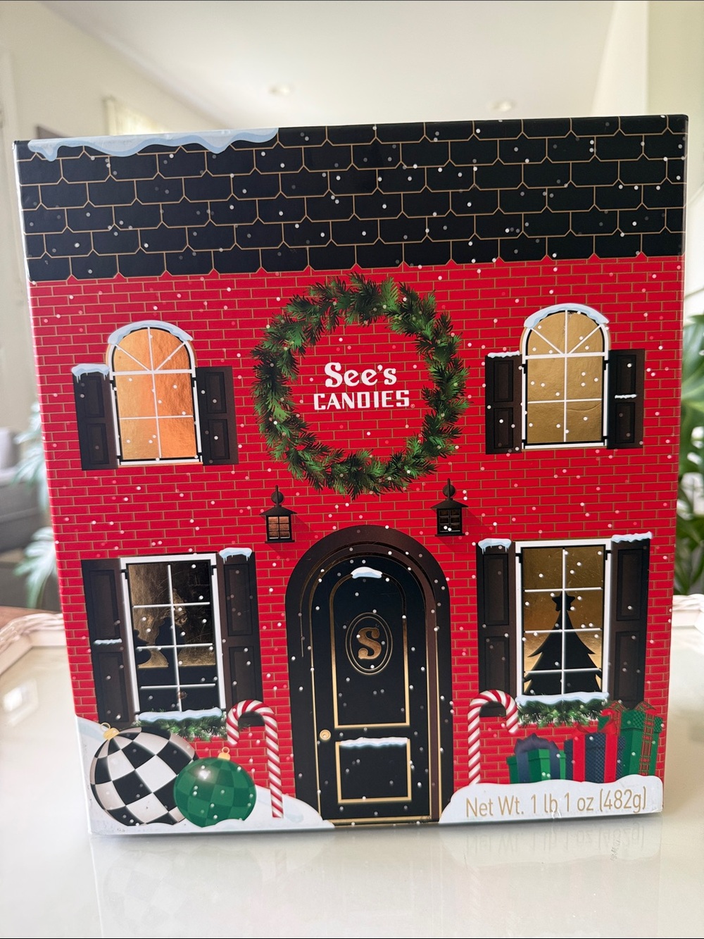 See’s Candies Holiday Advent Calendar Box 24 Pull Out Drawers - Red Brick House